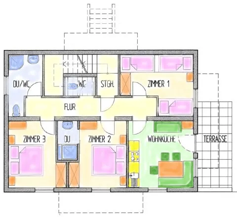 Floor plan Holiday Apartment Type B